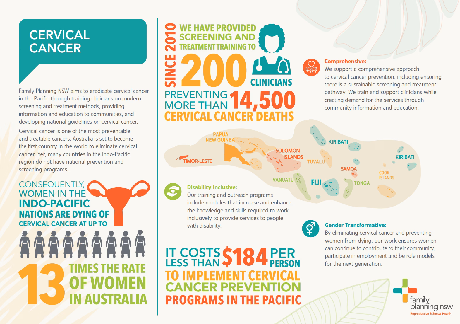 About our International Cervical Cancer Program